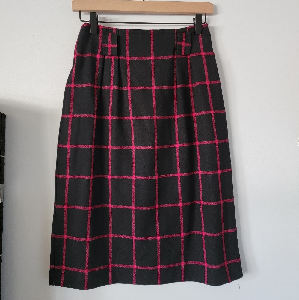 Vintage Plaid Skirt